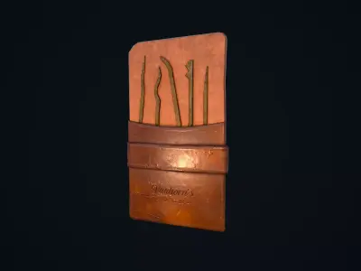 Lock Pick Set Low-poly 3D model