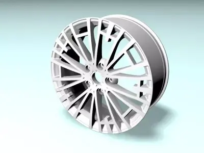 aluminium rim 3D model