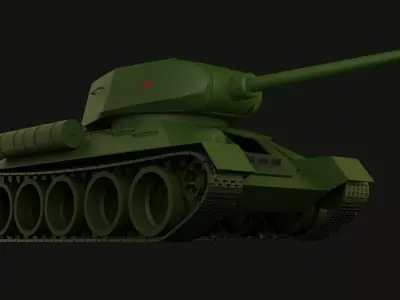 T-34 85 3D model