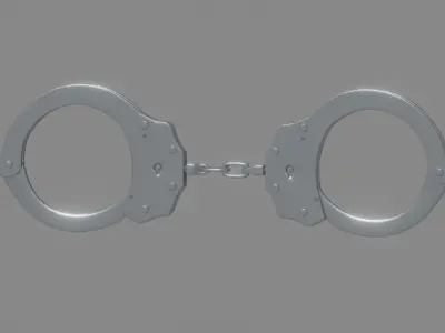 Handcuffs 3D model purchase