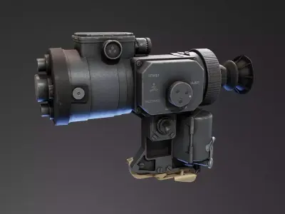 1PN51 Night Scope Low-poly 3D model