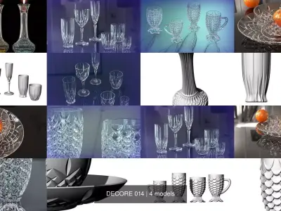 DECORE 014 3D Model Pack