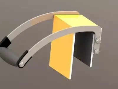 Gorilla Gripper Sheet Hauling Tool Free 3D model