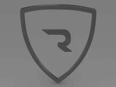 rimac logo 3D model by Sergey