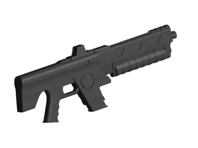 TREK-47 Automatic Rifle 3D model