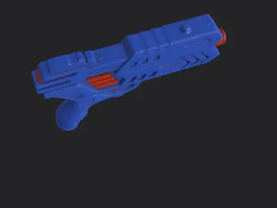 sci fi toy gun star wars cyber punk 3D model