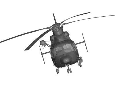 Eurocopter AS-365 3D model