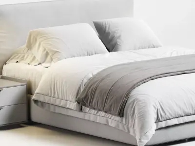 Ribbon Bed 3D model