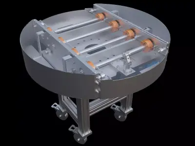 Sheet Metal Conveyor 3D model