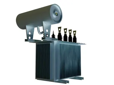 Oil Immersed Power Transformer 3D model