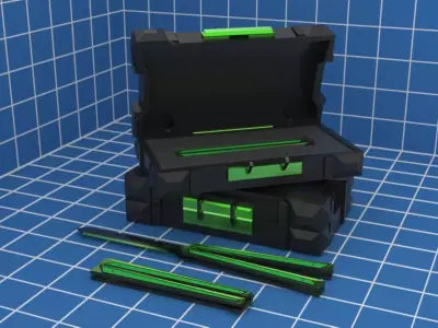 Low Poly - Game Ready Butterfly Knife Low-poly 3D model
