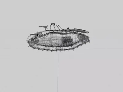 Char B1 Bis WW2 French Tank 3D model