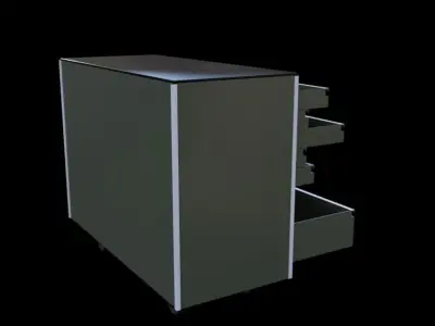 Professional Rolling Tool Box 3D model