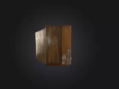 Vintage Static Low-poly 3D model