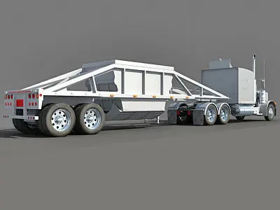 Bottom Dump Truck 3D model