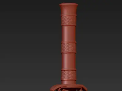 Dagger Sword Blade Cinematic Low-poly 3D model