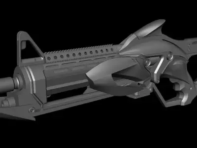 Gun 3D Model 3D model