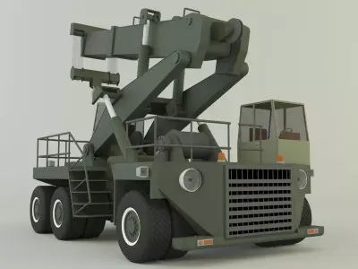 wheel crane model 3D model