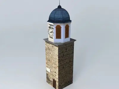 Clock tower - Smiljan Free 3D model