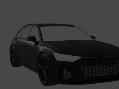 2020 Audi R6 3D model