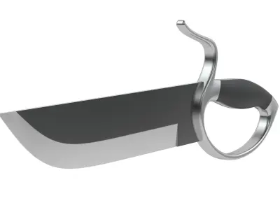 Butterfly Sword 03  3D model