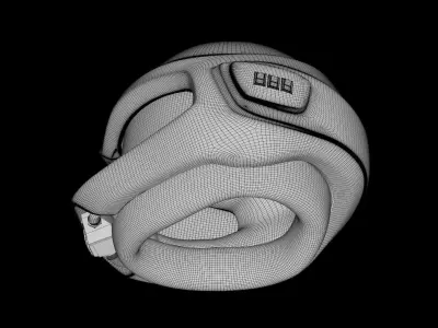 Airwolf Helmet 3D print model