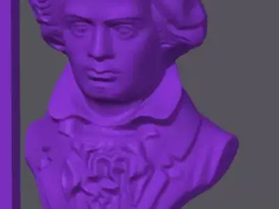 Beethoven Bust 3D print model
