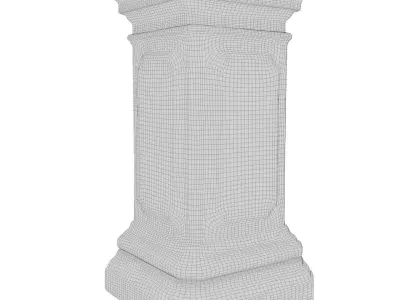 Classic Column Decorative Free 3D model