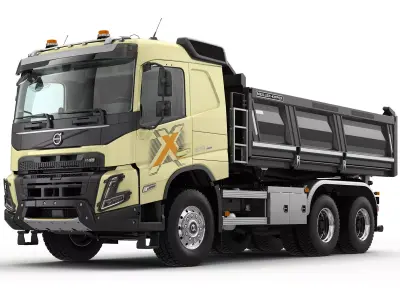 VOLVO FMX 6X4 dump truck 2022 3D model