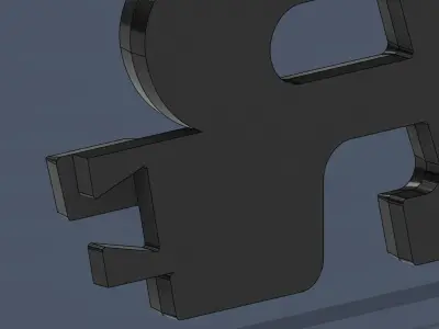 JERR  DAN Logo 3D print model