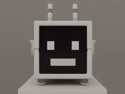 Robot Sci-Fi Future character AI 3D model
