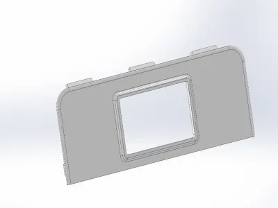 Tailgate lock trim Seat Ibiza 6l6867638a 3D model