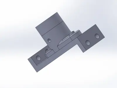 SOLIDWORKS 2022 and Engineering Graphics Shaft support  3D print model