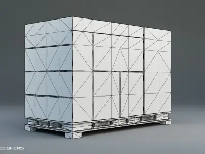 Power Generator Low-poly 3D model shop