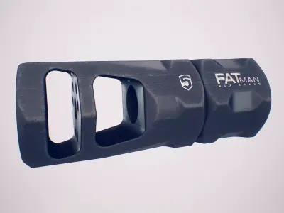 P5-FATMAN Muzzle Break Low-poly 3D model