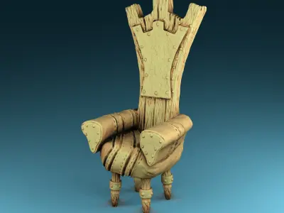 Stylized decor of Middle Ages Set Part 1 3D print model