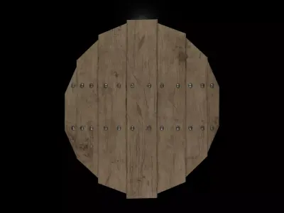 Shield with hope Free low-poly 3D model