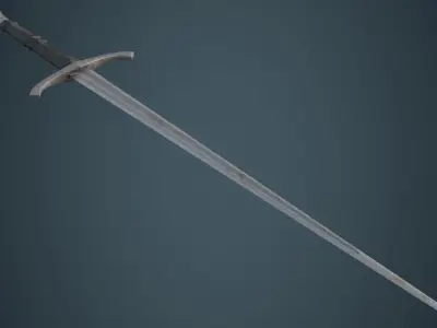 Longsword 1B Low-poly 3D model