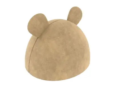 Mouse Meow Hut Cat Hut Cat Tent Yellow 3D model