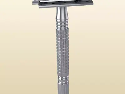 Razor Shaving Tool for Wet Shaving 3D model