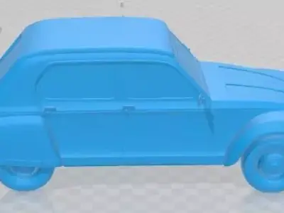Citroen Dyane 1967 Printable Car 3D print model