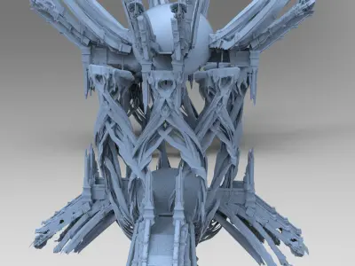 Imperial City Weaved tower 5 3D model