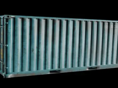 Rusty Container   3D model