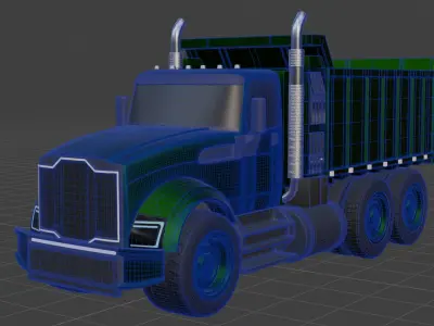Landscaping Truck 3D model purchase