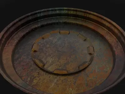 Rusty Tire 3D model