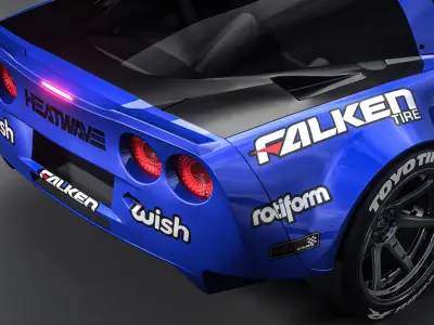 CHEVROLET CORVETTE C6 formula drift 3D model