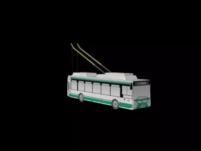 Trolley 24TR Free low-poly 3D model