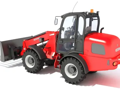 Grab Bucket Telehandler 3D model