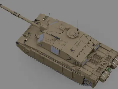 Challenger II TANK 3D model