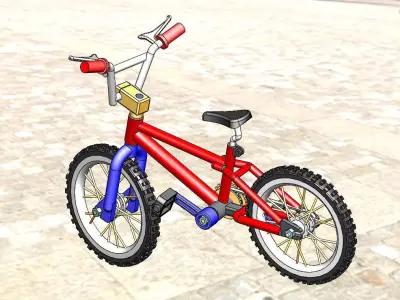 Bicycle bmx bike Free 3D model purchase
